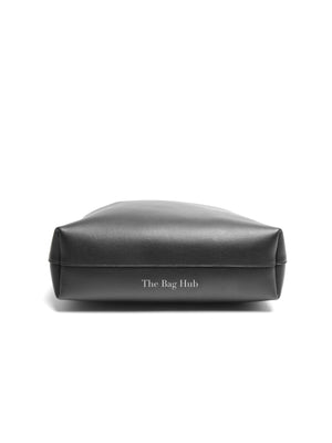 Saint Laurent Black Leather Supple North/South Tote Bag
