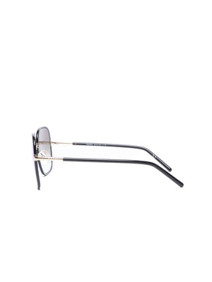 Prada Black Acetate Round Sunglasses