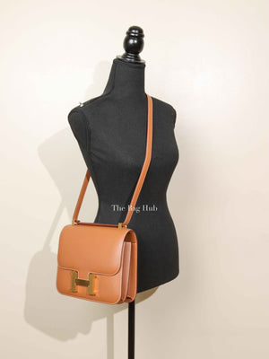 Hermes Gold Veau Madame Constance 24 Bag GHW