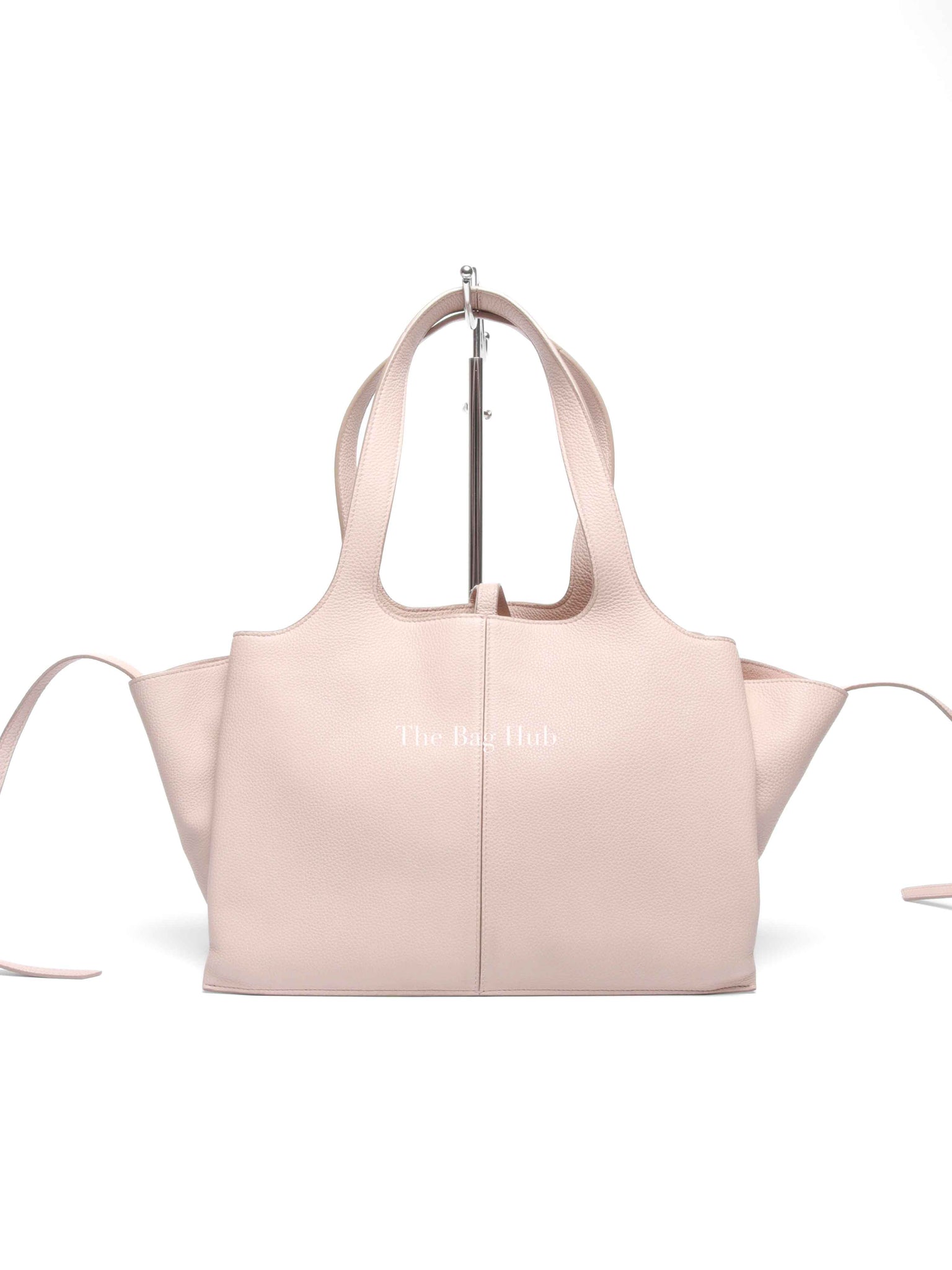 Celine Powder Baby Pink Grained Leather Small Tri-Fold Bag