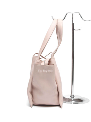 Celine Powder Baby Pink Grained Leather Small Tri-Fold Bag