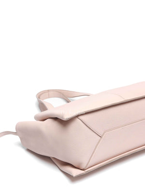 Celine Powder Baby Pink Grained Leather Small Tri-Fold Bag