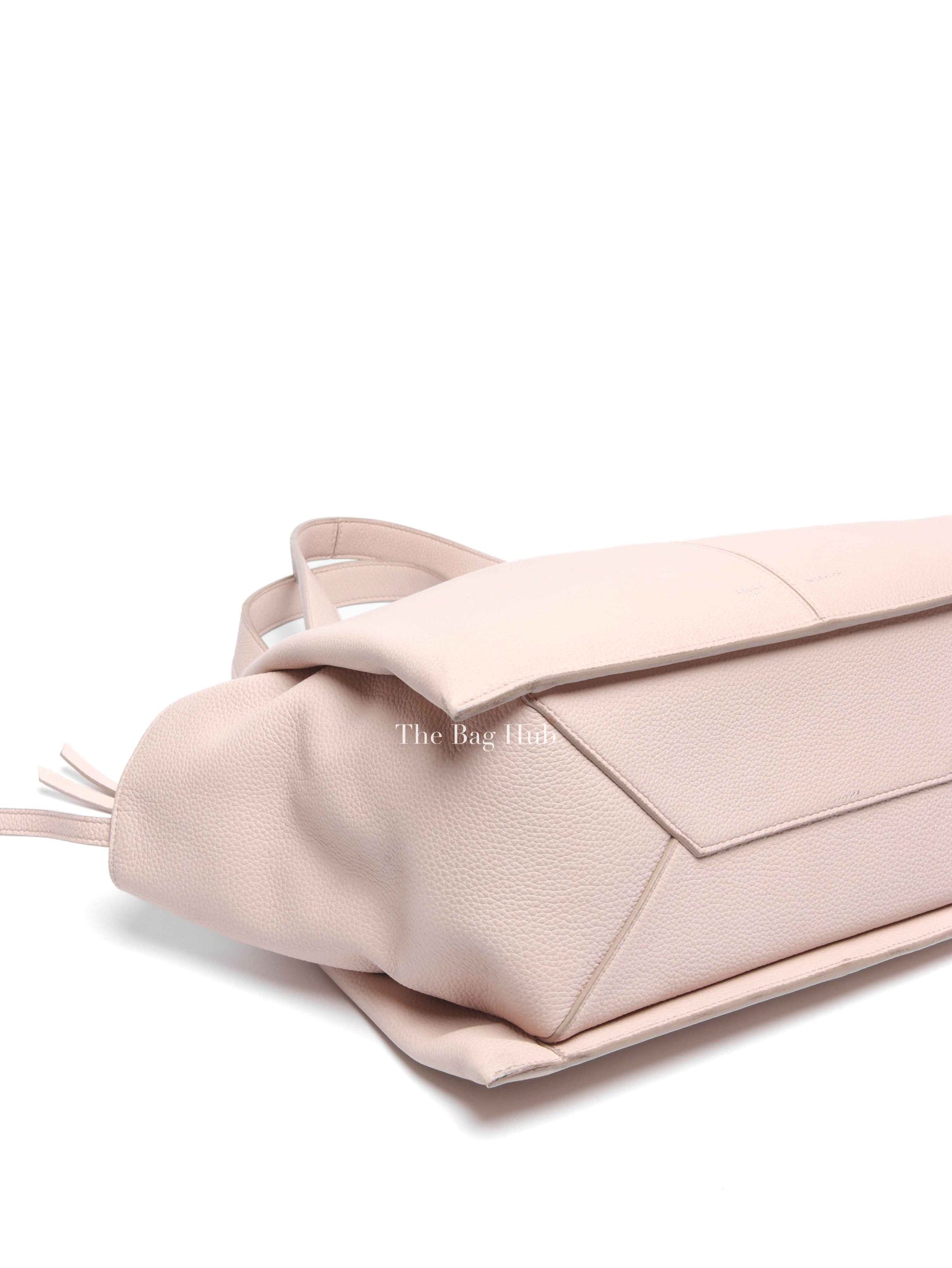 Celine Powder Baby Pink Grained Leather Small Tri-Fold Bag
