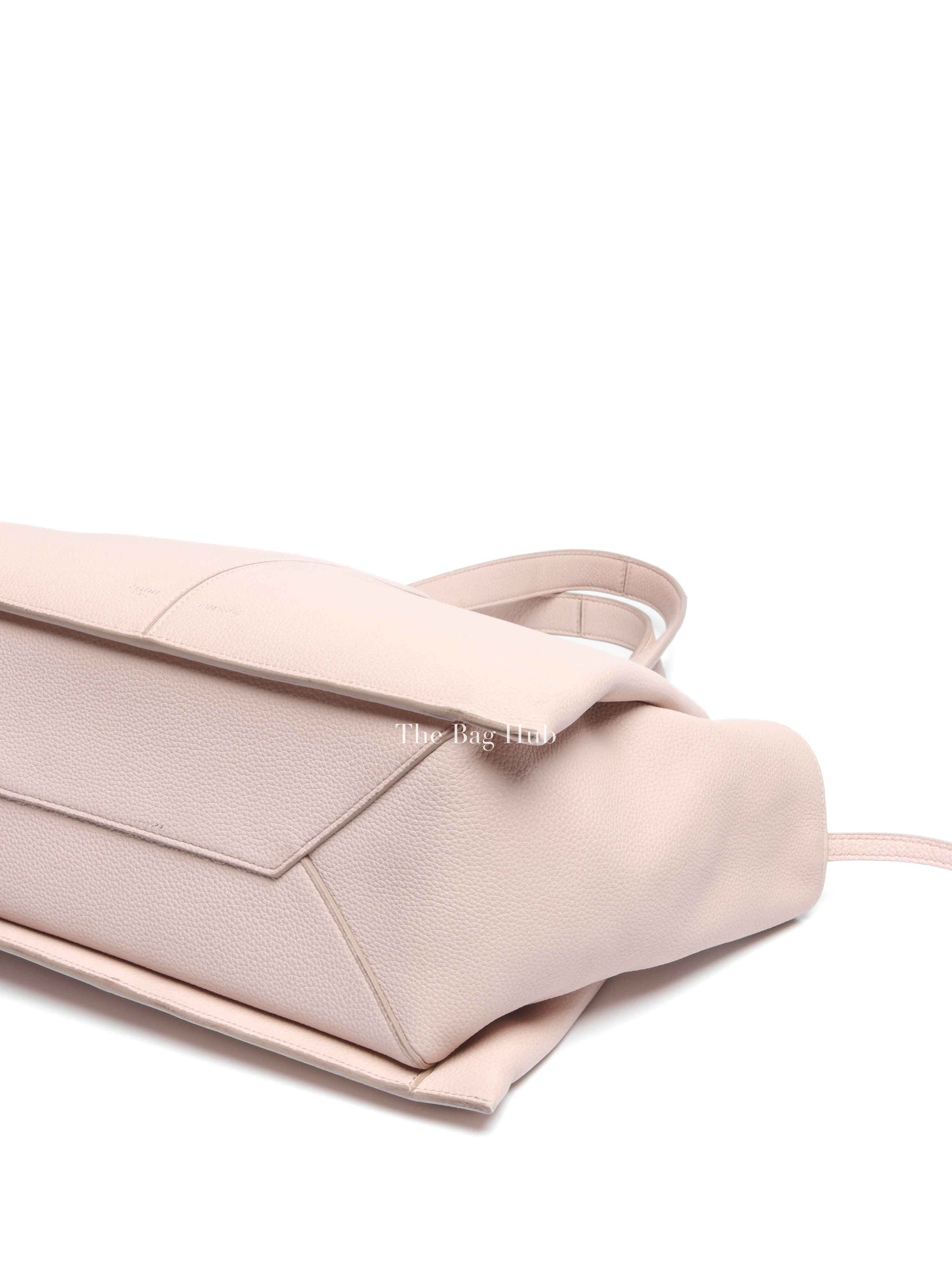 Celine Powder Baby Pink Grained Leather Small Tri-Fold Bag