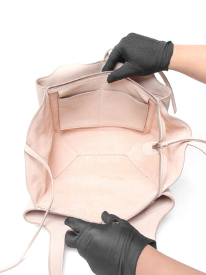 Celine Powder Baby Pink Grained Leather Small Tri-Fold Bag