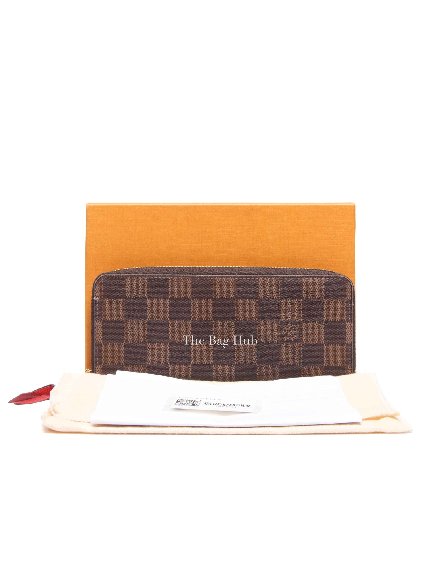 Louis Vuitton Damier Ebene Canvas Clemence Long Wallet