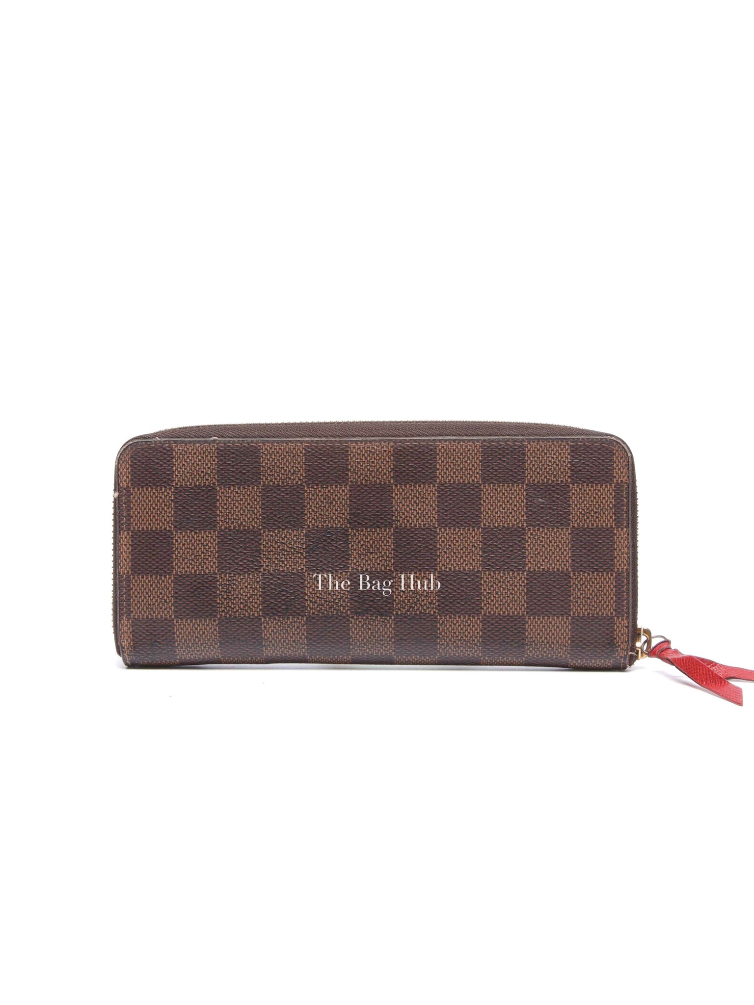 Louis Vuitton Damier Ebene Canvas Clemence Long Wallet
