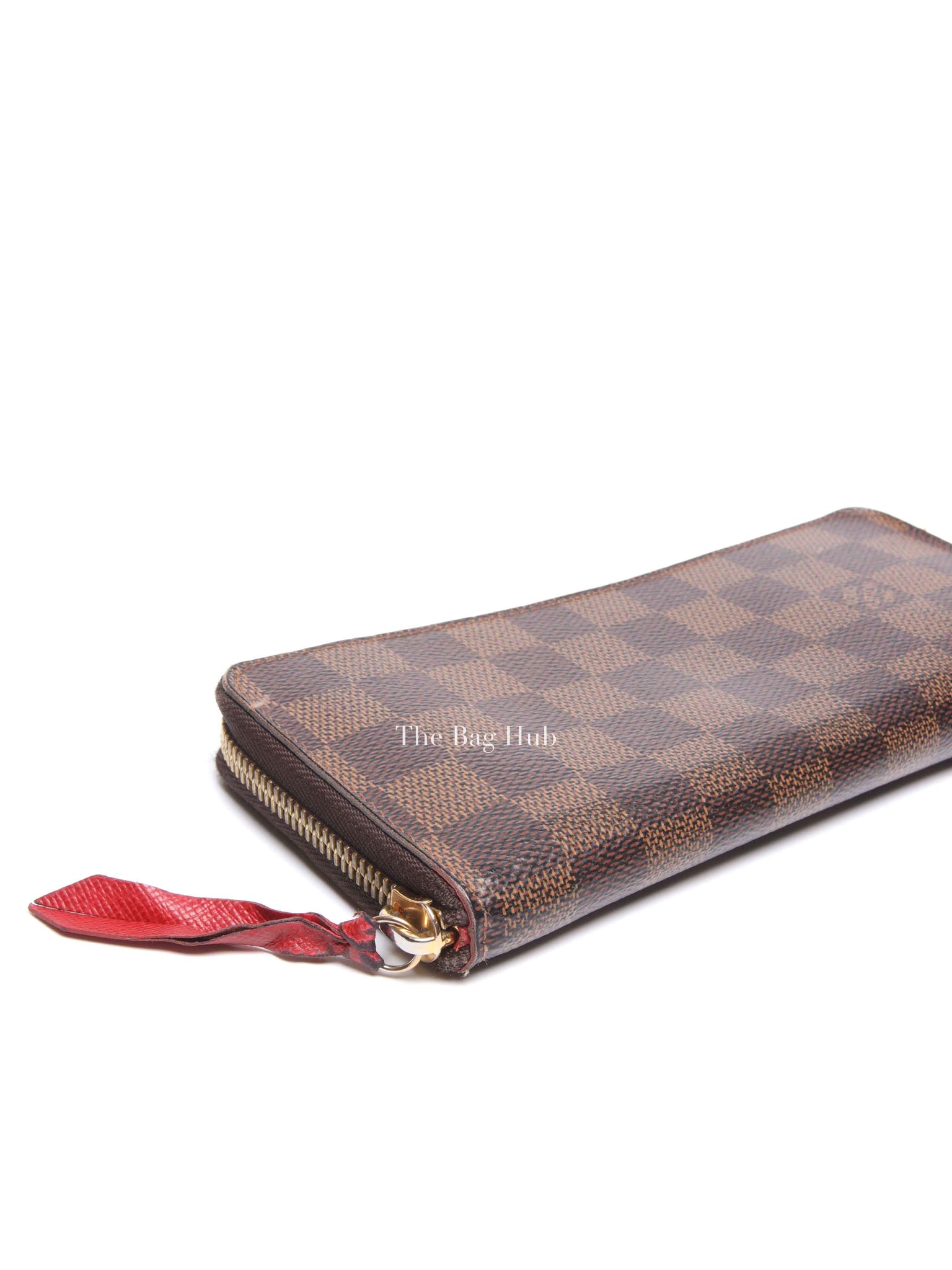 Louis Vuitton Damier Ebene Canvas Clemence Long Wallet