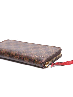 Louis Vuitton Damier Ebene Canvas Clemence Long Wallet