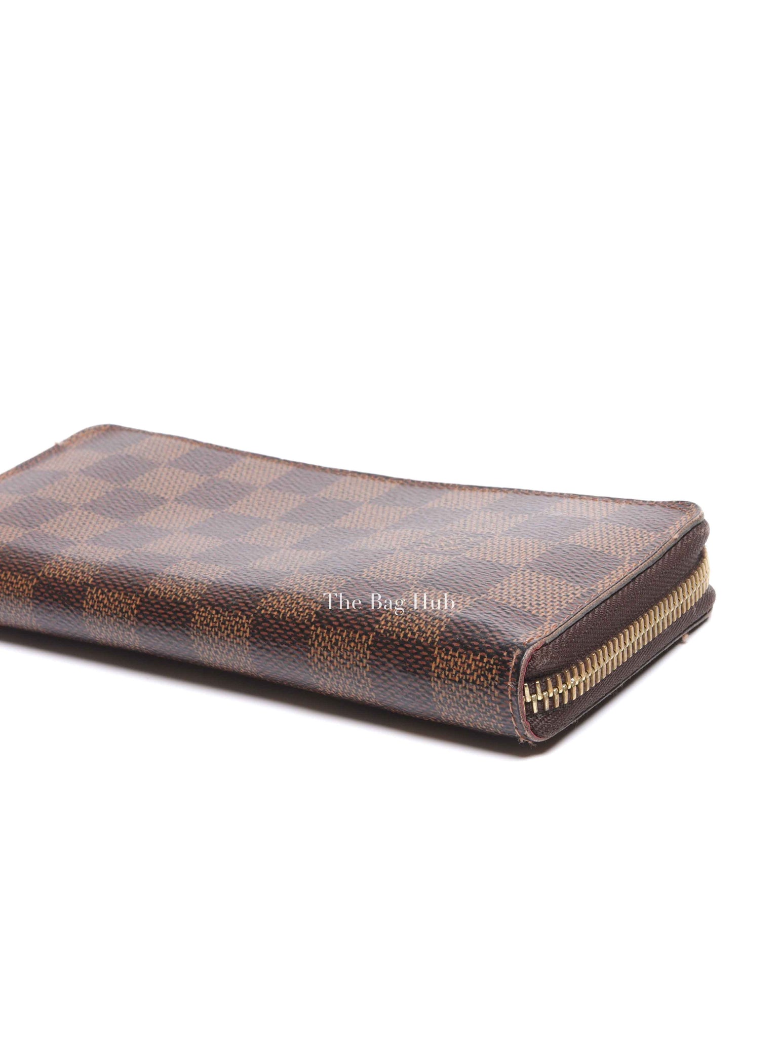 Louis Vuitton Damier Ebene Canvas Clemence Long Wallet