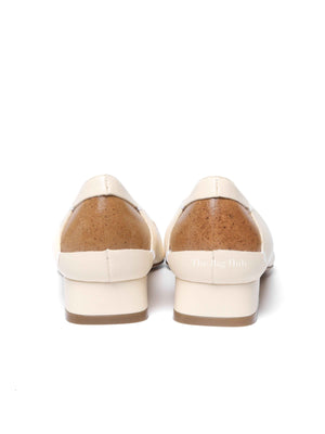 Maison Margiela Cream Leather Ballet Flats Size 36