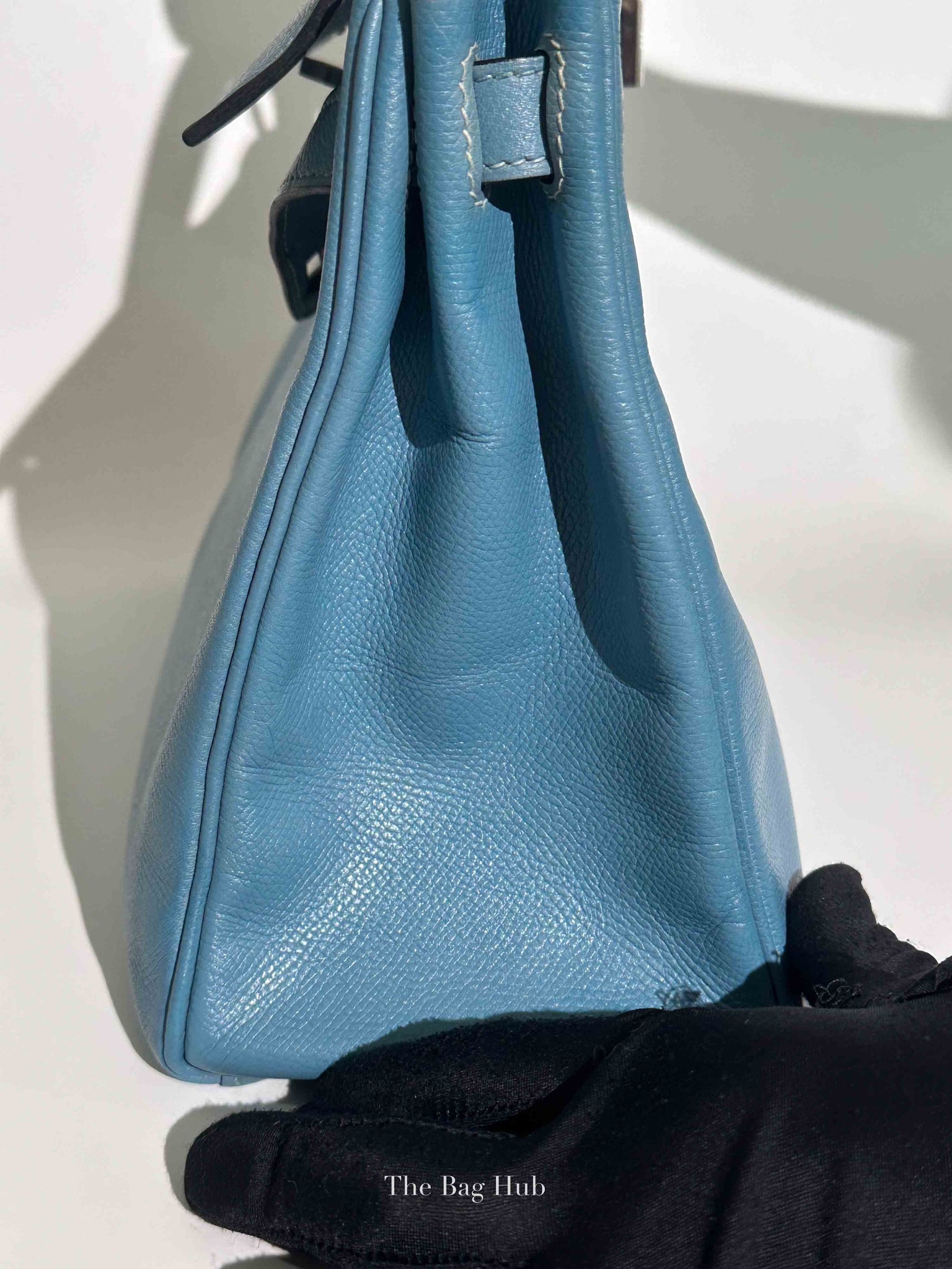 Hermes Bleu Jean Epsom Retourne 28 Kelly Bag PHW