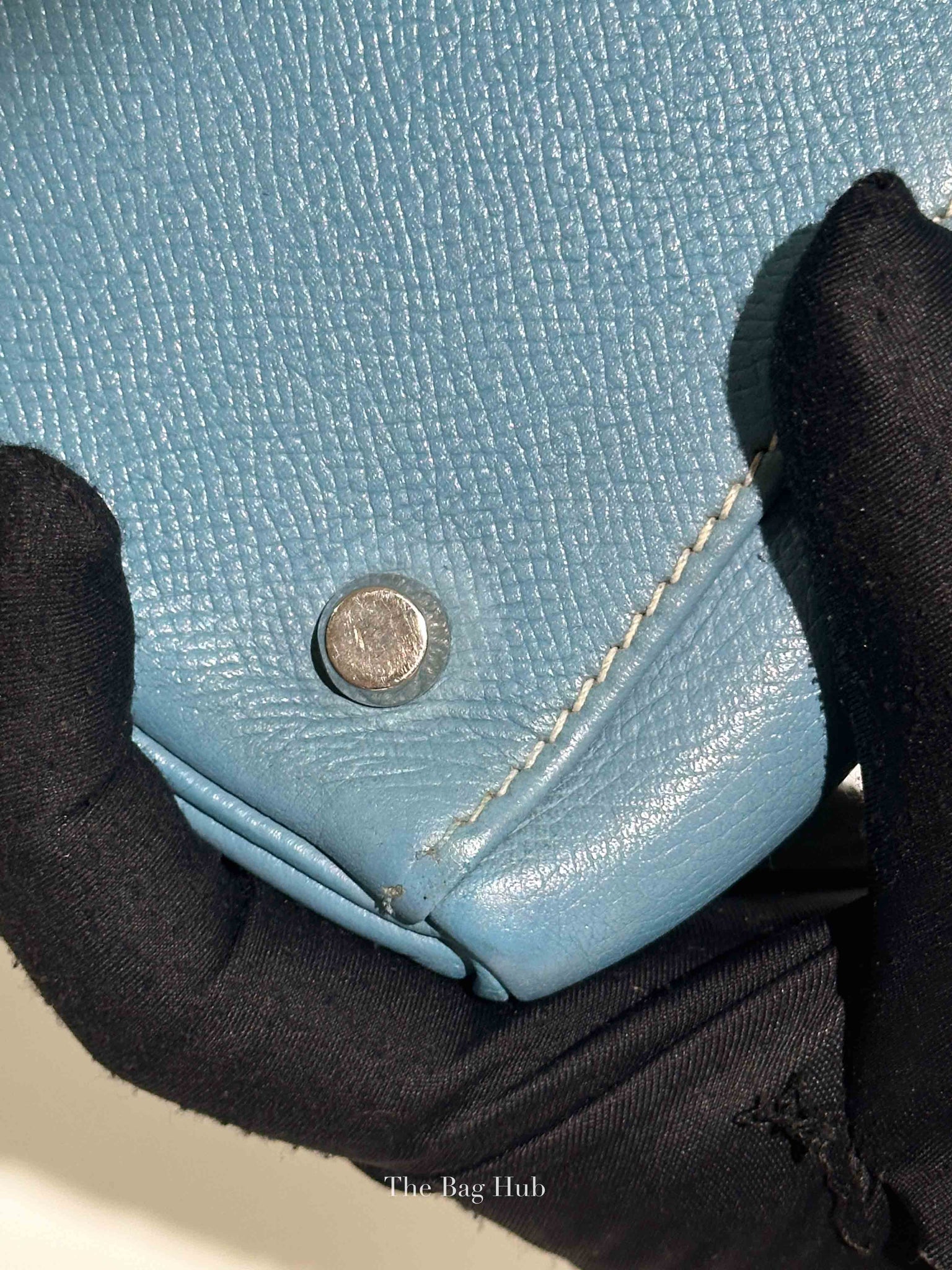 Hermes Bleu Jean Epsom Retourne 28 Kelly Bag PHW