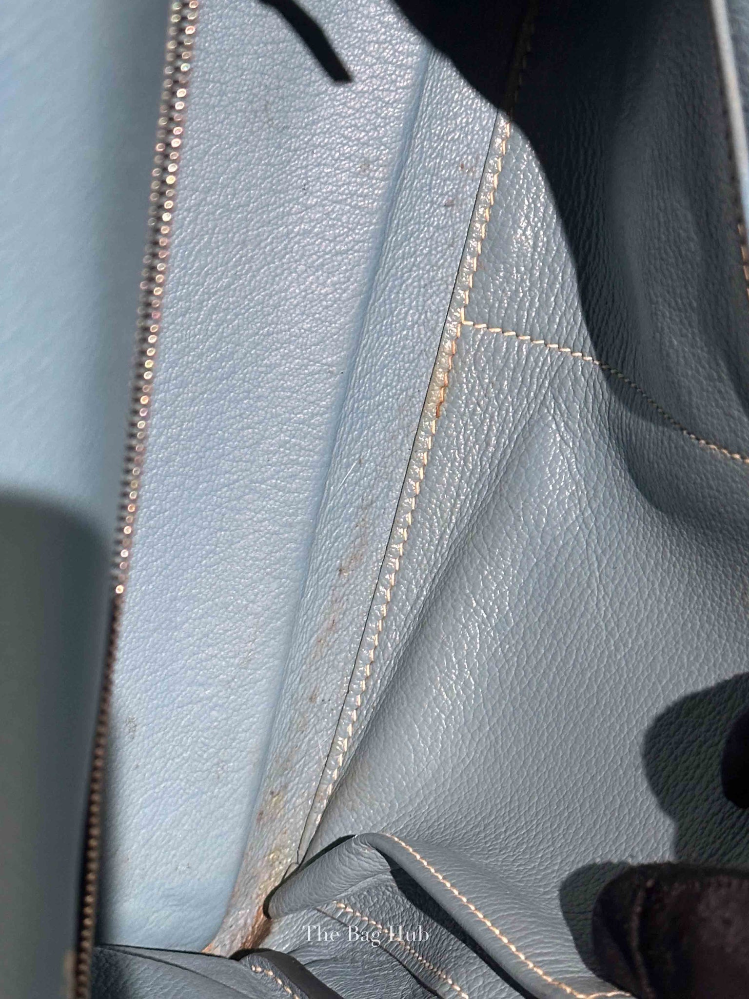 Hermes Bleu Jean Epsom Retourne 28 Kelly Bag PHW