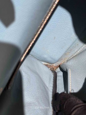 Hermes Bleu Jean Epsom Retourne 28 Kelly Bag PHW