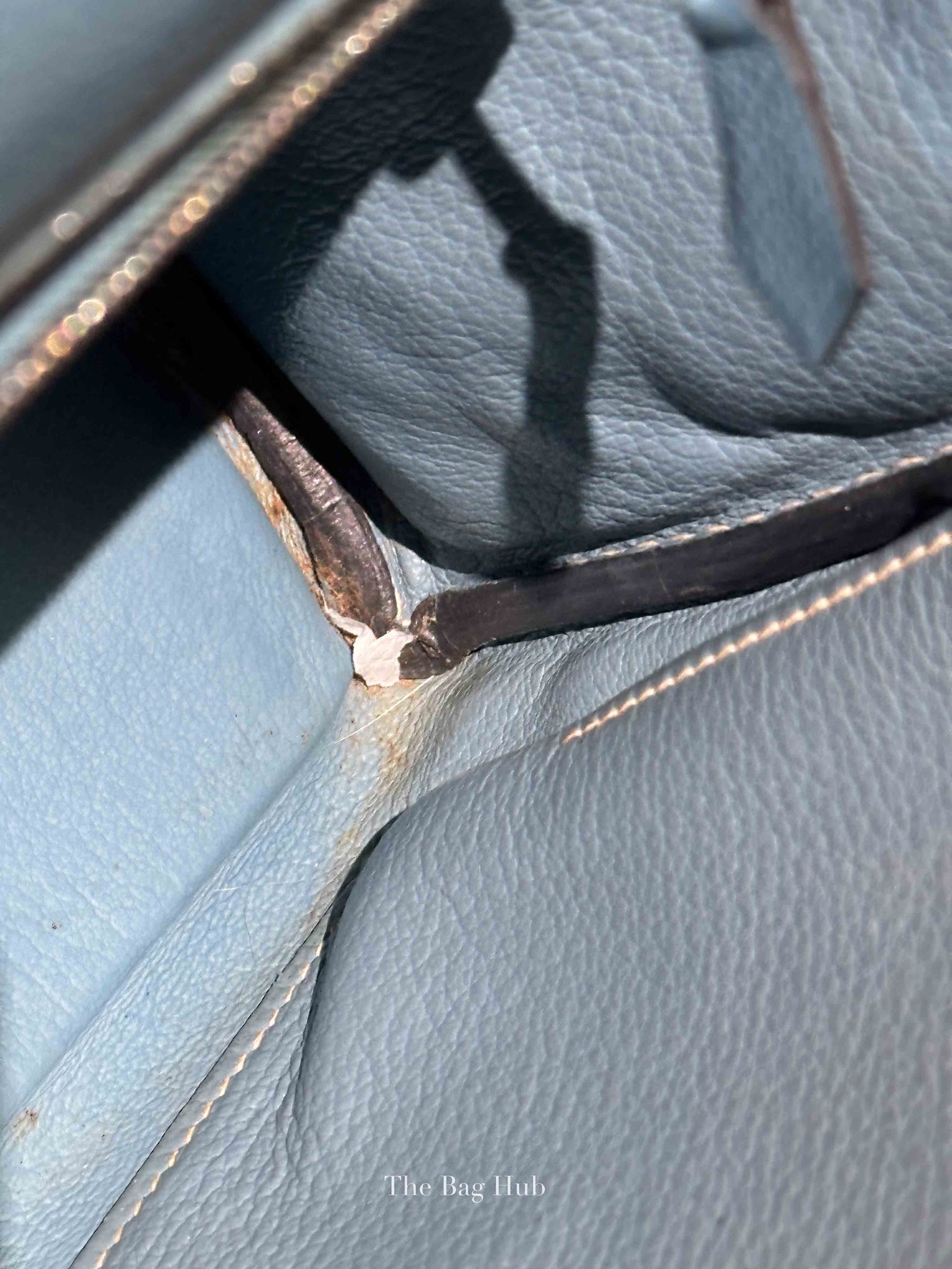 Hermes Bleu Jean Epsom Retourne 28 Kelly Bag PHW
