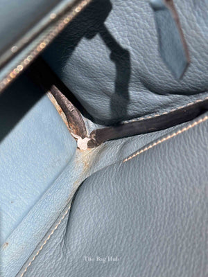 Hermes Bleu Jean Epsom Retourne 28 Kelly Bag PHW