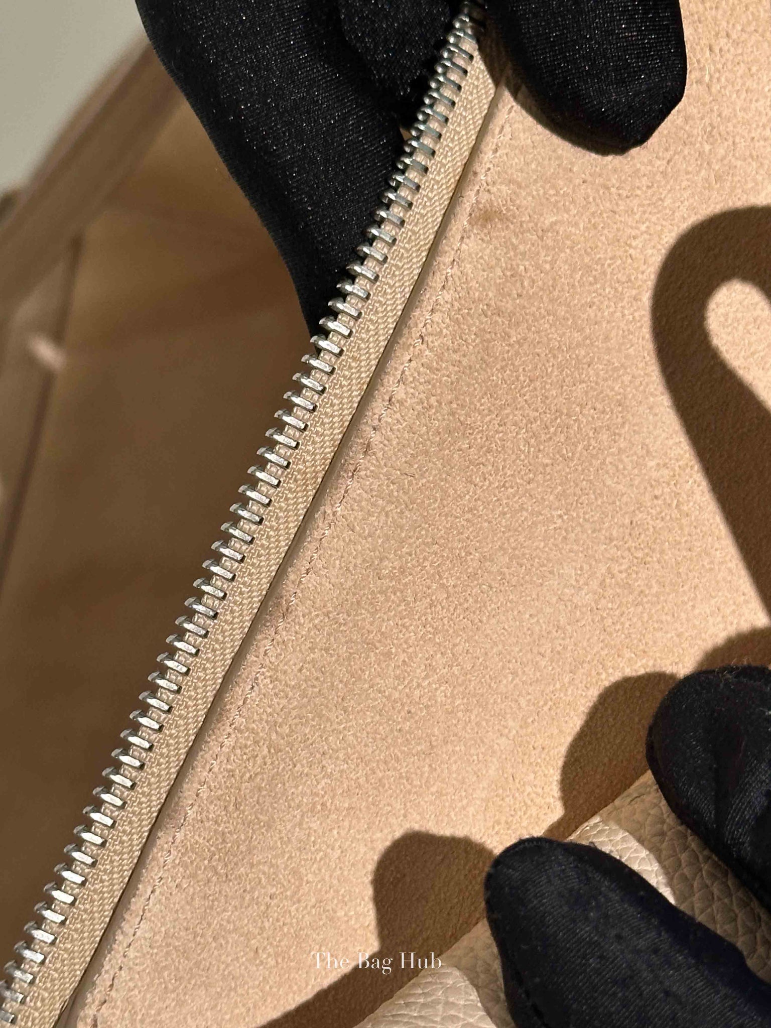 Celine Powder Baby Pink Grained Leather Small Tri-Fold Bag