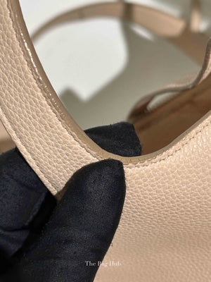 Celine Powder Baby Pink Grained Leather Small Tri-Fold Bag