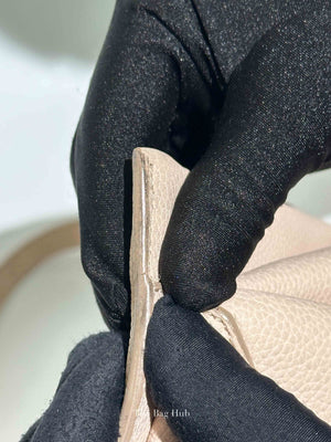 Celine Powder Baby Pink Grained Leather Small Tri-Fold Bag
