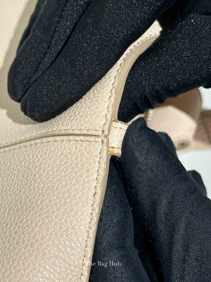 Celine Powder Baby Pink Grained Leather Small Tri-Fold Bag