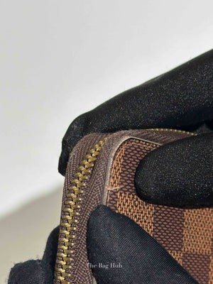 Louis Vuitton Damier Ebene Canvas Clemence Long Wallet