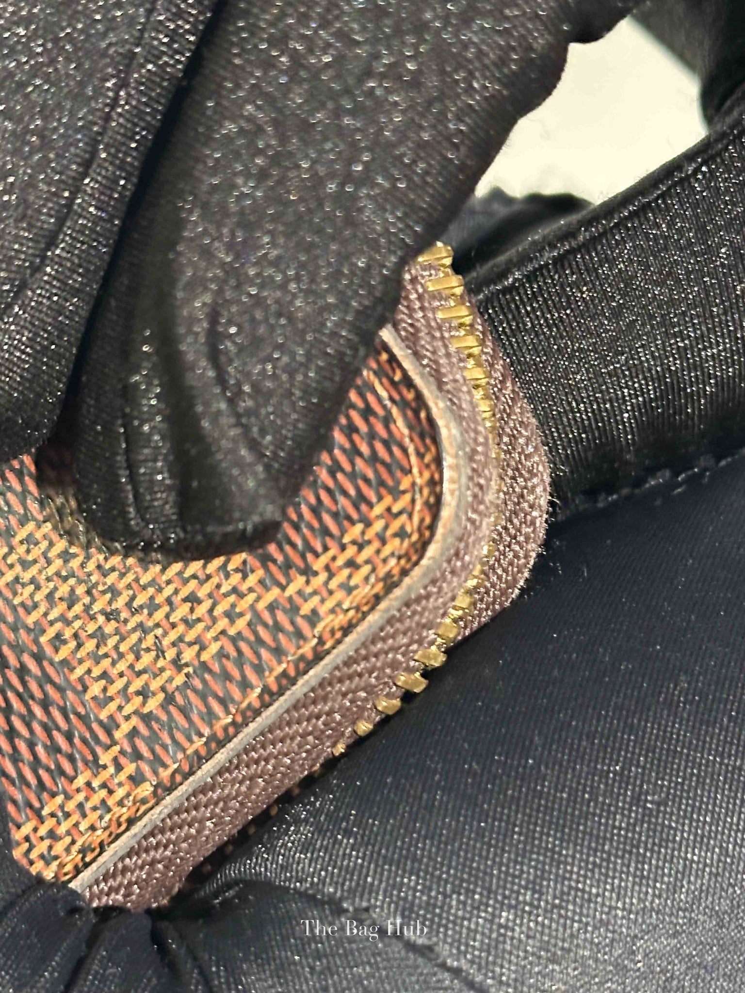 Louis Vuitton Damier Ebene Canvas Clemence Long Wallet