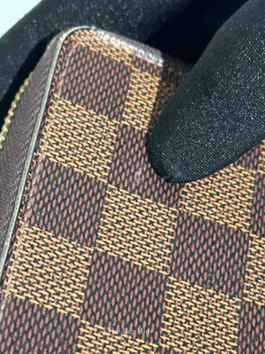 Louis Vuitton Damier Ebene Canvas Clemence Long Wallet