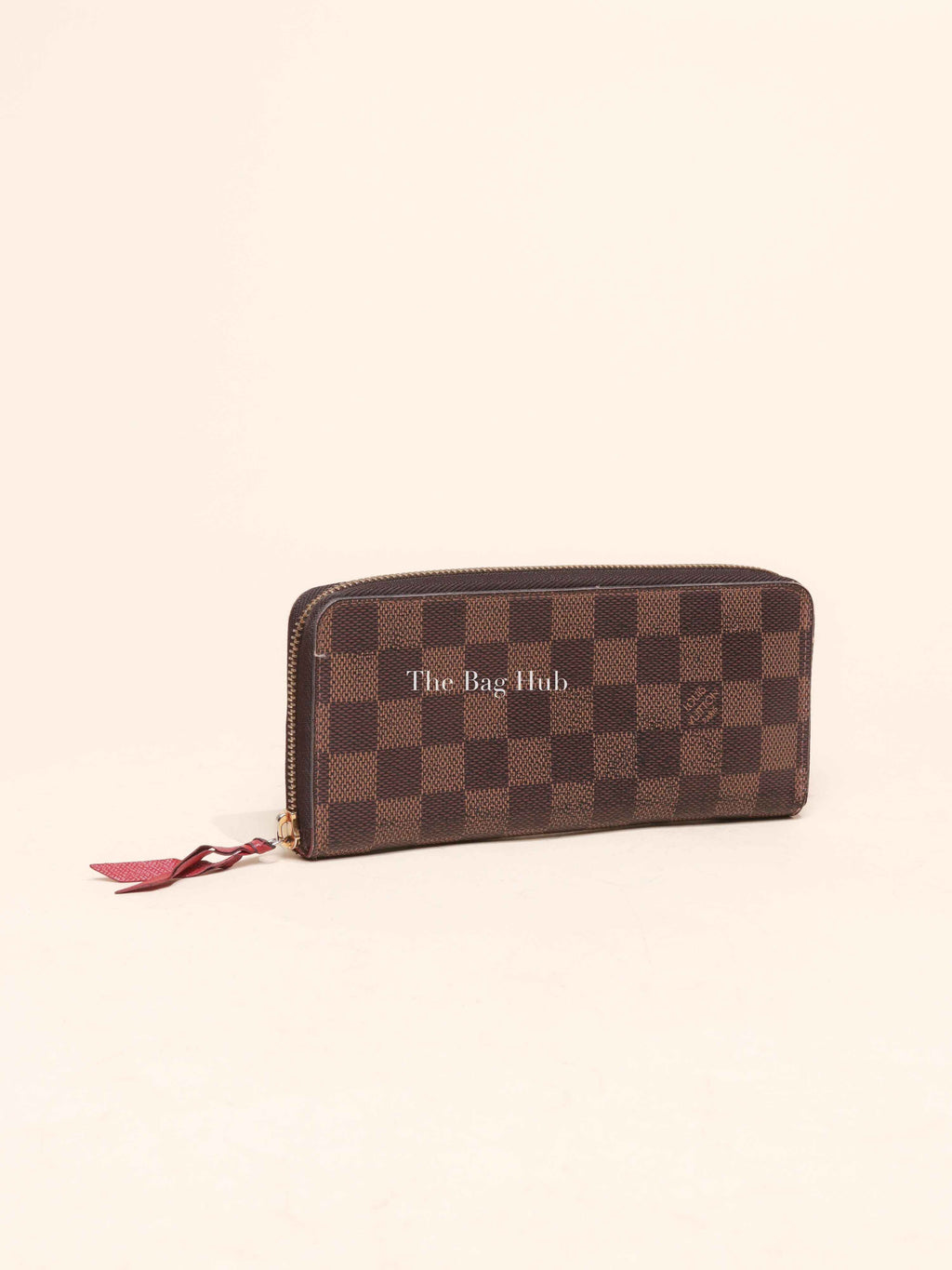 Louis Vuitton Damier Ebene Canvas Clemence Long Wallet