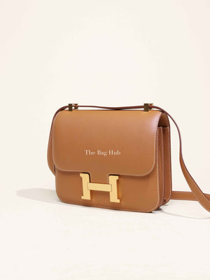 Hermes Gold Veau Madame Constance 24 Bag GHW