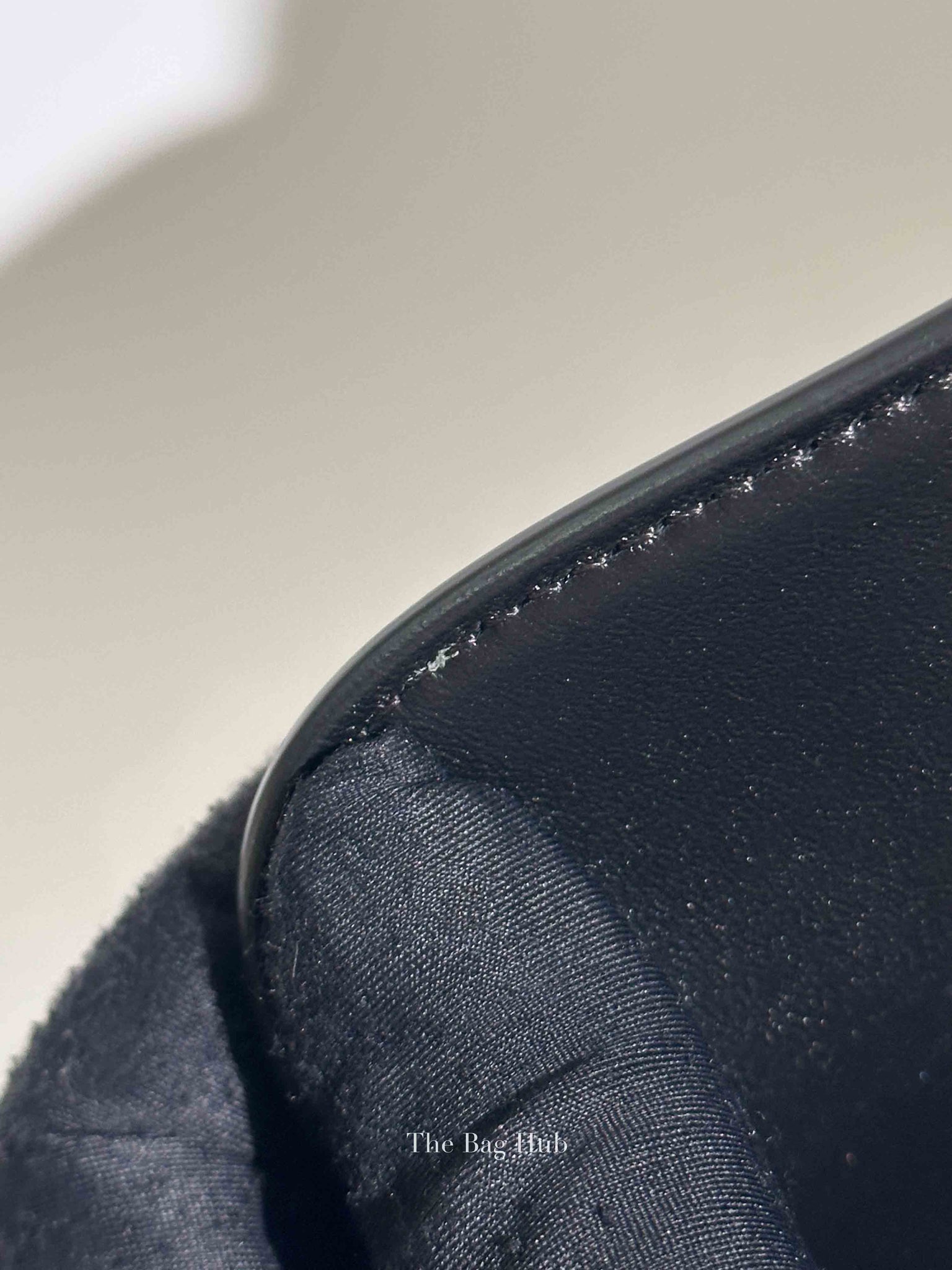 Celine Black Shiny Calfskin Classic Triomphe Crossbody Bag