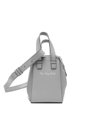 Loewe Gray Pearl Soft Grain Calfskin Compact Hammock Bag