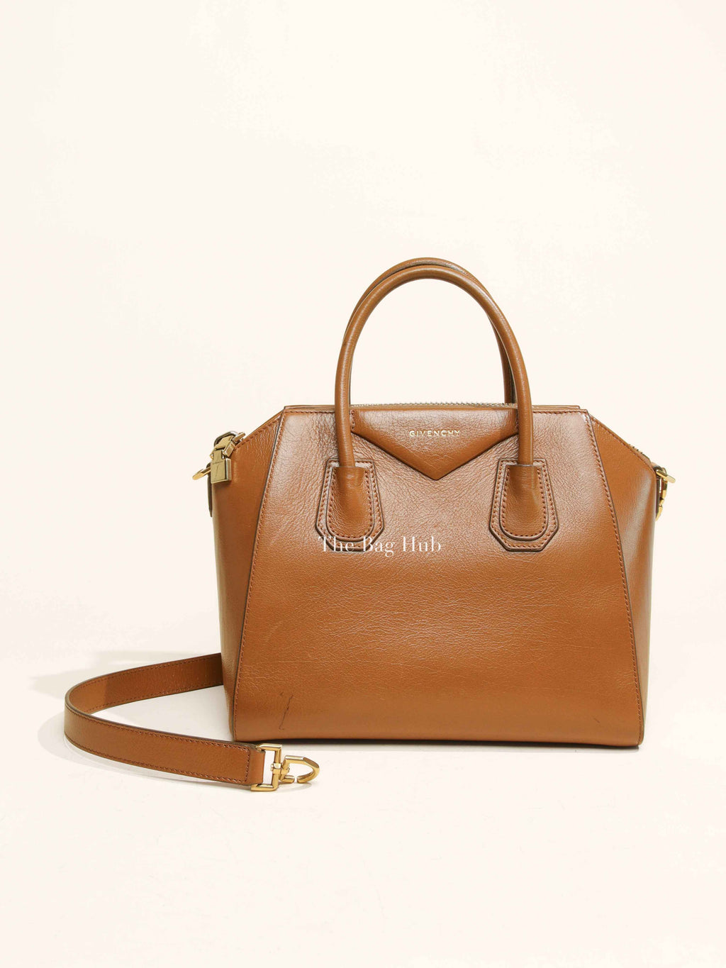 Givenchy Soft Tan Buffalo Leather Small Antigona Bag