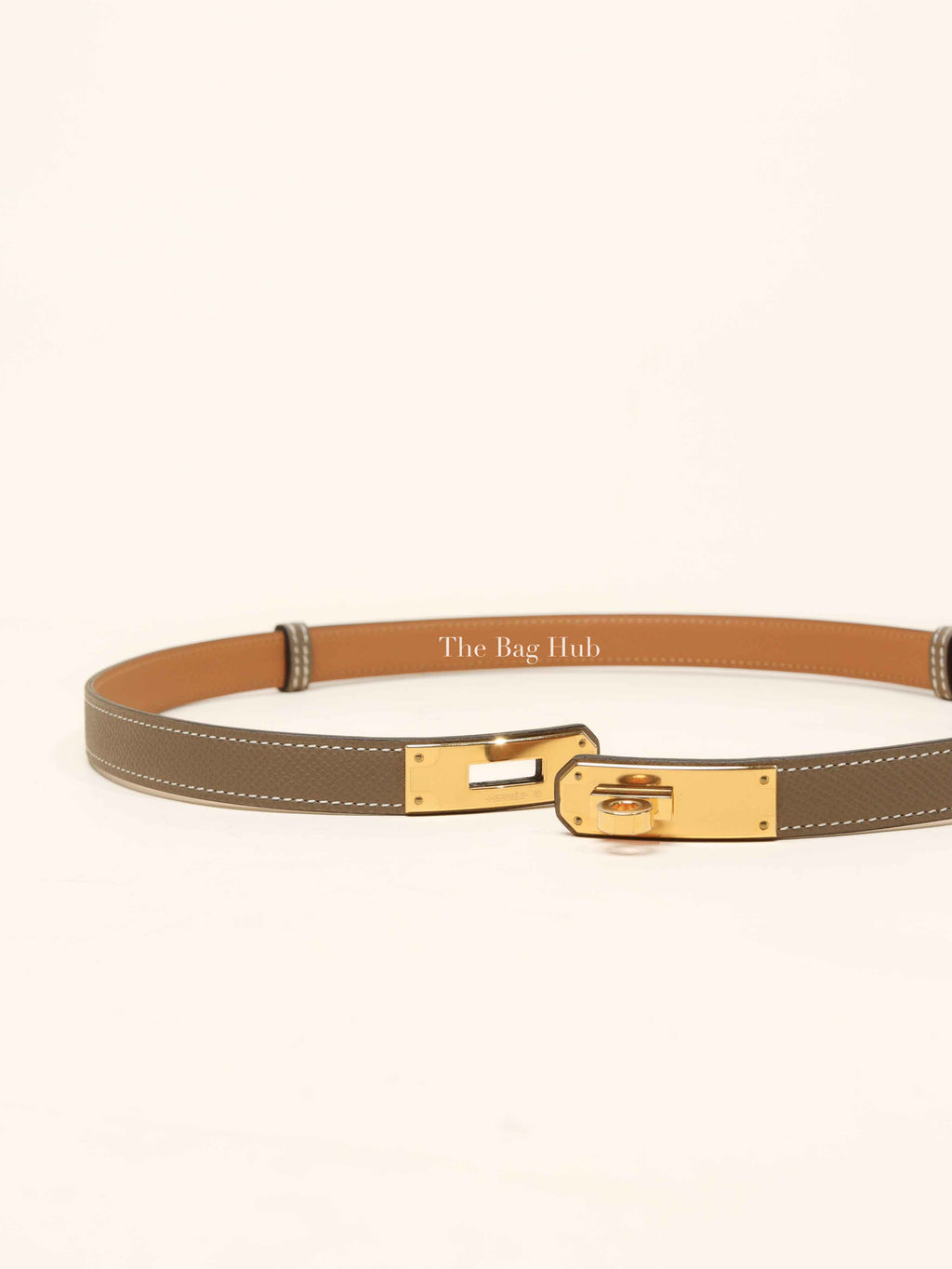 Hermes Etoupe Epsom Kelly 18 Belt