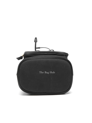 Prada Black Jacquard Canvas Mini Bucket Bag