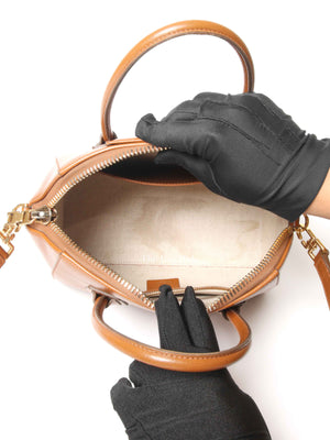 Givenchy Soft Tan Buffalo Leather Small Antigona Bag