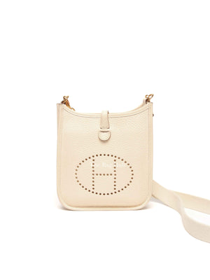 Hermes Nata/Blanc Clemence Amazone Evelyne TPM Bag