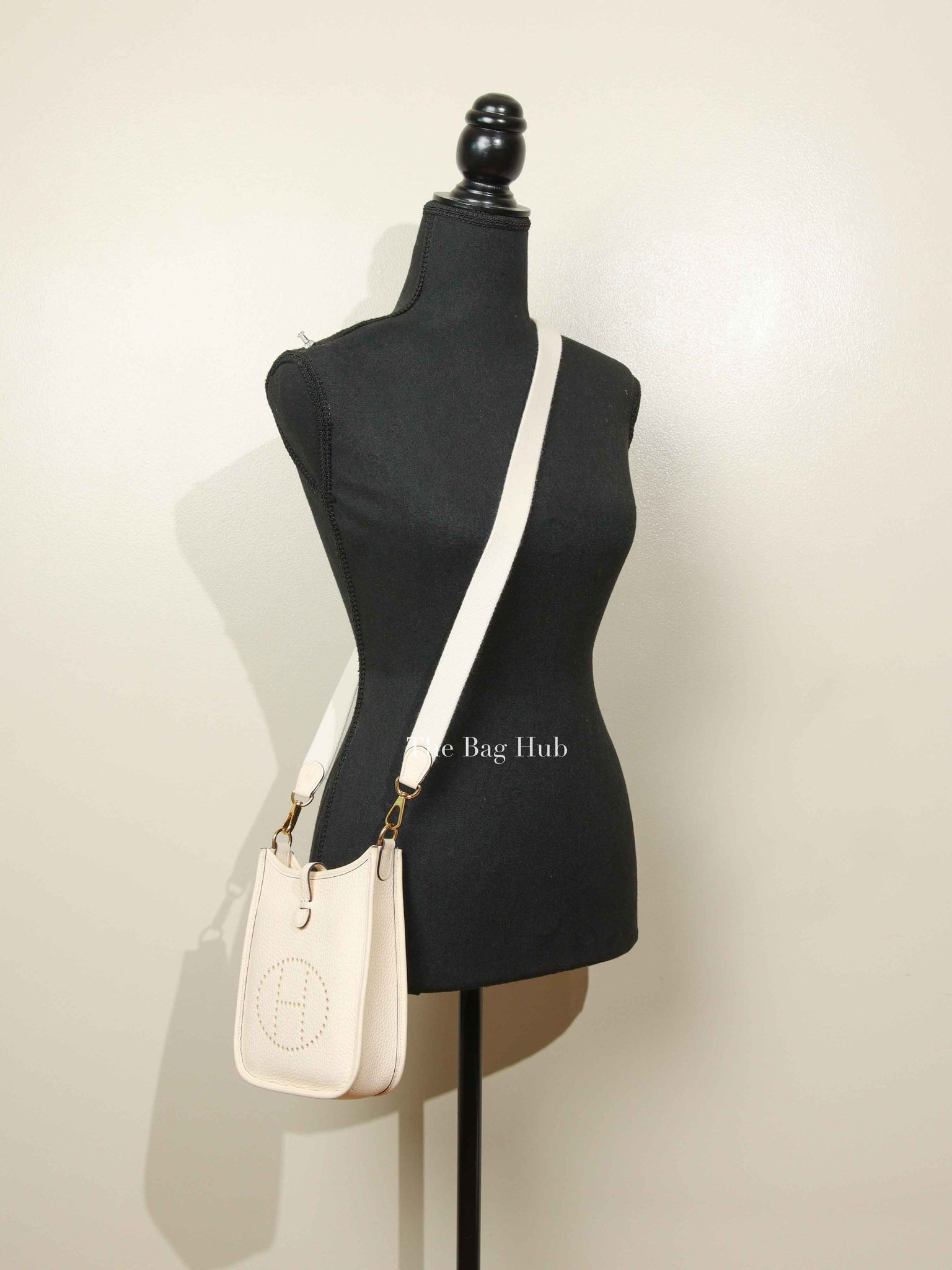 Hermes Nata/Blanc Clemence Amazone Evelyne TPM Bag