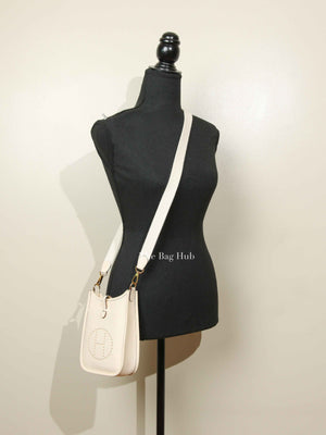 Hermes Nata/Blanc Clemence Amazone Evelyne TPM Bag