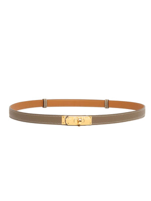 Hermes Etoupe Epsom Kelly 18 Belt
