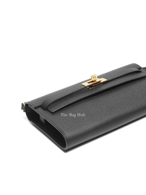 Hermes Noir Epsom Kelly To Go Wallet