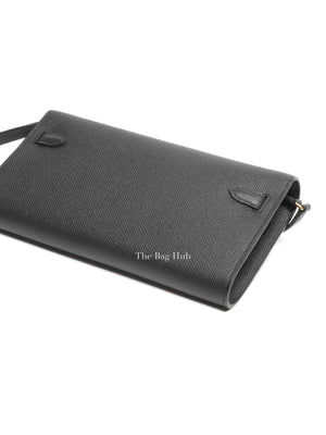 Hermes Noir Epsom Kelly To Go Wallet