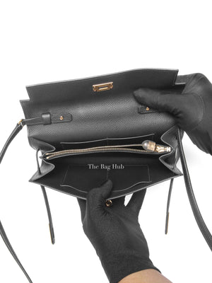 Hermes Noir Epsom Kelly To Go Wallet