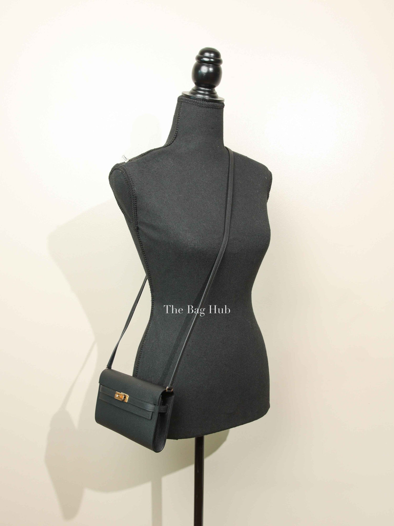 Hermes Noir Epsom Kelly To Go Wallet