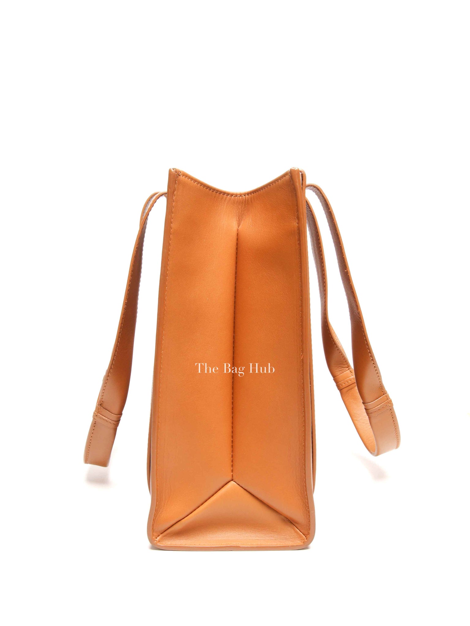 Chloe Caramel Leather Woody Medium Tote Bag