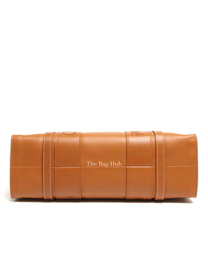 Chloe Caramel Leather Woody Medium Tote Bag