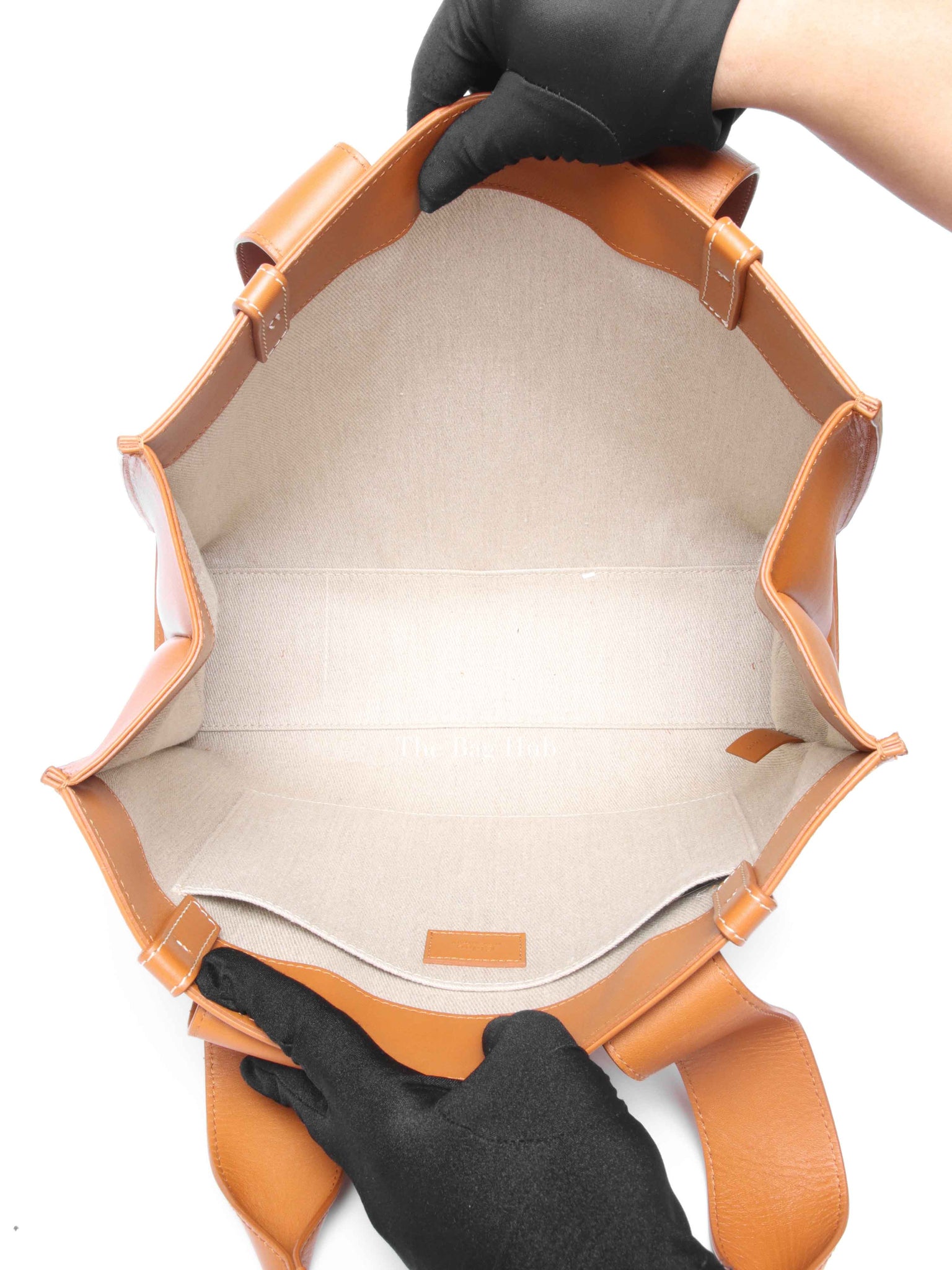 Chloe Caramel Leather Woody Medium Tote Bag