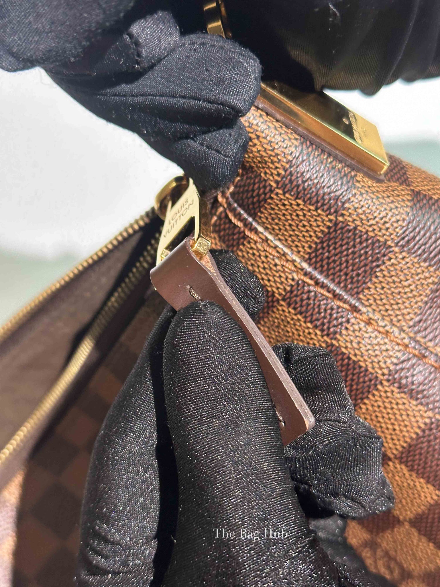 Louis Vuitton Damier Ebene Canvas Portobello PM Bag