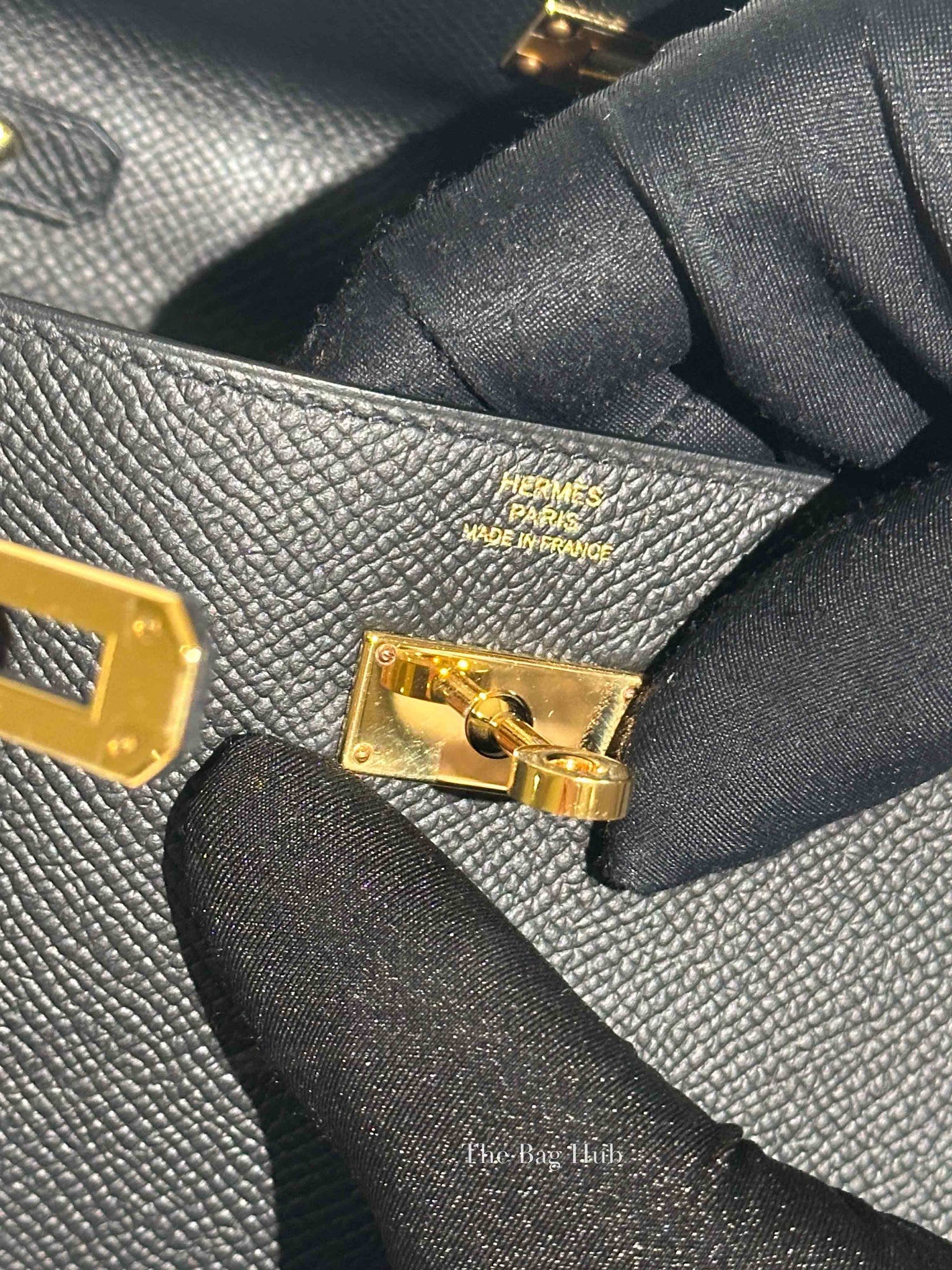 Hermes Noir Epsom Kelly To Go Wallet