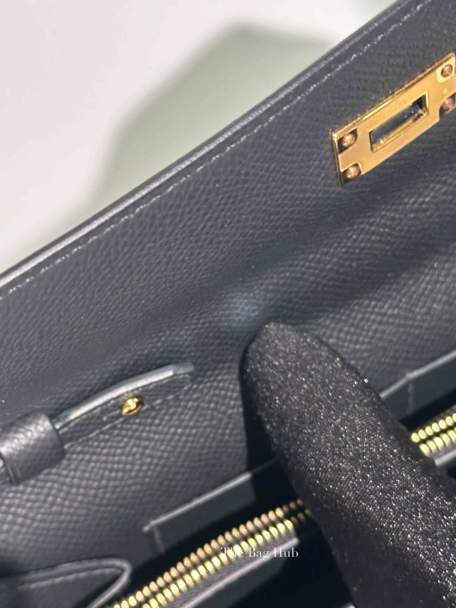 Hermes Noir Epsom Kelly To Go Wallet